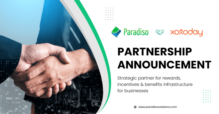 Paradiso Solution Pleased to Announce a Strategic Partnership with Xoxoday