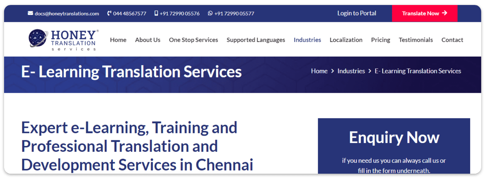 elearning companies in chennai